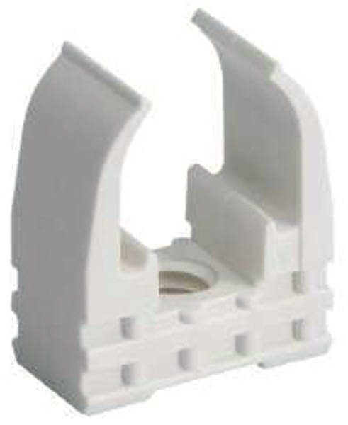 CLIPS A TUBE DIAM16 BLANC