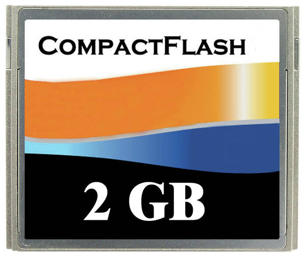 COMPACT FLASH 2GB BLANK