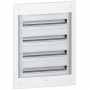 Pragma flush enclosure - IP40 - 4 x 24 modules - without door