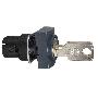 rectangular selector switch head Ø16 3-position stay put Dom 311