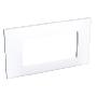 Altira - plaque 2 postes - entraxe 45 mm - blanc polaire