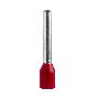 Embout long 1mm² rouge DIN