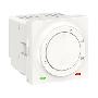 Thermostat chauf/clim 8A Blanc