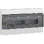 6+6 Resi9 metal consumer unit - smoked front - 2 x 63A RCCB