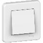 Leona - 1pole switch - 10AX lift terminals - white