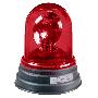 Feux rotatif à miroir lampe incandescence ROUGE 24V AC, diamètre 130, IP65