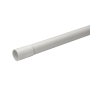 Tube tulipé gris Ø32mm par 3m